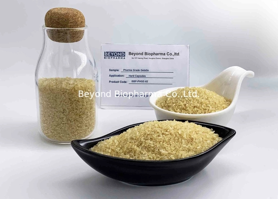 150 Bloom/G Jelly Strength Edible Gelatin Powder For Pharma / Food Soft Gel