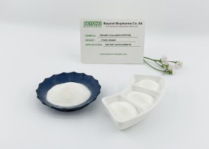 Bovine collagen peptides are important factors in muscle enhancement