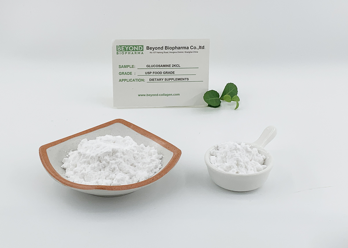 กลูโคซามีนโพแทสเซียมซัลเฟตคลอไรด์คุณภาพสูงจากแหล่งกำเนิดเปลือก