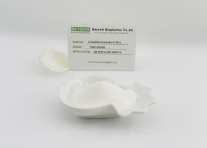 Pharma Grade Undenatured chicken collagen type ii is an excellent ingredients for Joint Care Supplements